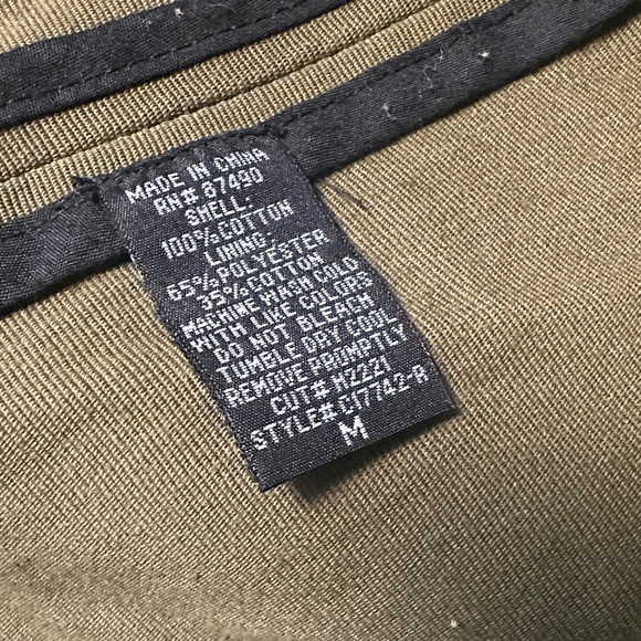 Men's Olive Green Lightweight Jacket - Picture 3 of 4